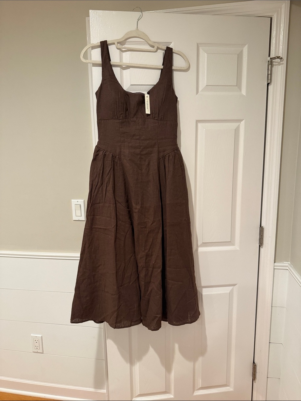 Abercrombie & Fitch Chocolate Brown bra free dylan midi dress